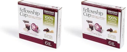 Broadman Church Supplies Pre-filled Communion Fellowship Cup, Juice and Wafer Set, 6 Count (Pack of 2) - size: 6 Count (Pack of 2)