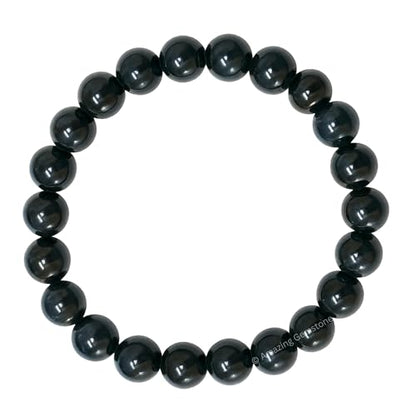 Amazing Gemstone Crystal Bracelet for Women Men's Gifts - Protection Healing Crystal Bracelet - 8mm Gemstone Beaded Stretchable Bracelet Pulseras Para Hombres Mujer Stocking Stuffers Mothers Day Gift (Blue Tiger Eye) - color: Blue Tiger Eye