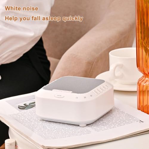 Ora Sound Machine Solfeggio Frequencies,28 Soothing Sounds,Three Timing Modes, Ultra Long Battery Life,3 Timer Modes and Soft Night Light for Yoga, Thinking, Sleeping, Writing