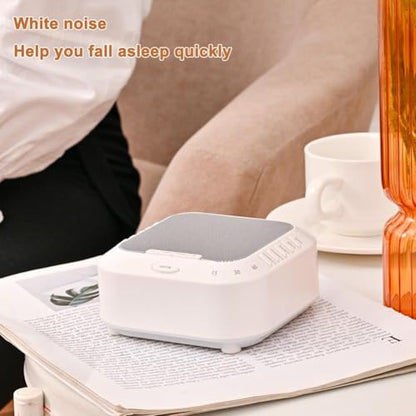 Ora Sound Machine Solfeggio Frequencies,28 Soothing Sounds,Three Timing Modes, Ultra Long Battery Life,3 Timer Modes and Soft Night Light for Yoga, Thinking, Sleeping, Writing