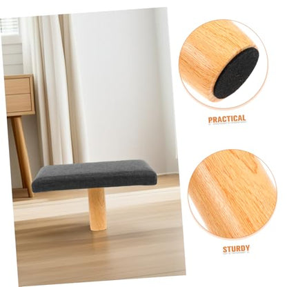 Mobestech Bench Cushion Seat for Comfortable Seiza Position Grey Stool for Prayer and Balance Exercises