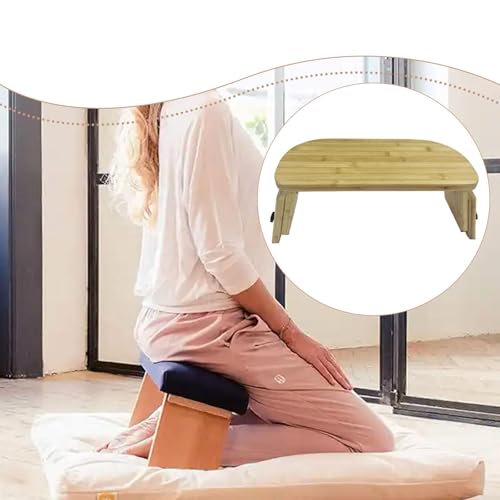 Meditation Bench Folding Prayer Bench for Teahouse Low Seat Men Women