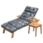 Outdoor Chaise Lounge Chair Cushion 75.1 x 23.6 x 4.7in, Waterproof Replacement Cotton Patio Thickened Pool Lounge Chair Cushion with Ties for Patio Outdoor Furniture,Tropical Blossom - color: Tropical Blossom