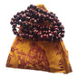 BHAVICREATION Tulsi Mala 108 Beads for Neck with Gaumukhi Jap Mala Bag for Pooja Worship (Red Tulsi mala) - color: Red Tulsi Mala 8 MM