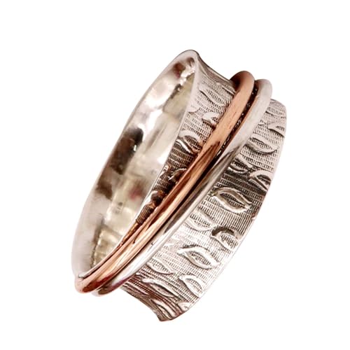 Silver Plated Meditation Ring Men & Women All Size Gift Item Handmade Jewelry T02