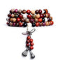 Zen Dear Unisex Natural Colorful Wood Buddhist Prayer Beads Bracelet Necklace Tibetan Mala Prayer Beads - style: 8mm 108beads