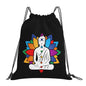 Buddha Chakra Meditation Drawstring Backpack Bag Sport Gym Sackpack for Men Women