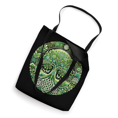 Celtic Tree Meditation Nature Yoga Tote Bag