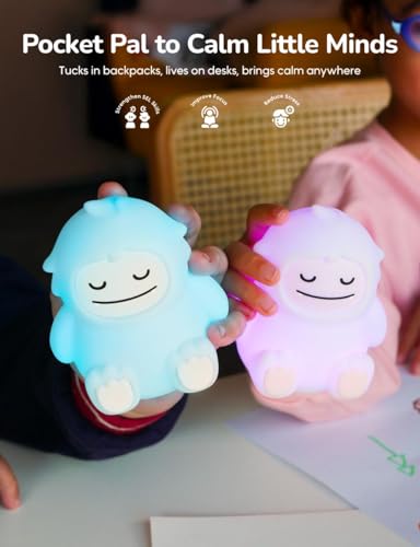 Breathing Pal Mini 'Yoyo' - Mindfulness Breathing Light, Guided Visual Meditation Breathing Light, Anxiety Relief Items for Calm Down Corner/Meditation/Sleep Aid for Adult/Kid - size: Yoyo (Mini)