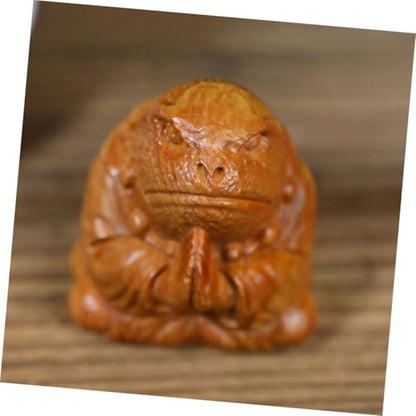 Meditation Wall Decor Thuja Wood Carving Decorative Craft for Bedroom Home
