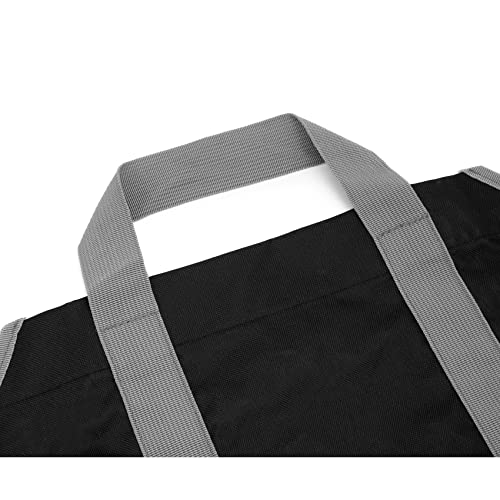 Stanbroil Canvas Firewood Carrier Bag, Durable Firepalce Log Tote with Handles for Wood Fire Stove, Outdoor Camping