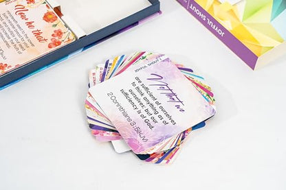 Joyful Shout Affirmation Cards - 260 Powerful Affirmations, 52 Unique Verses To Dream Big, Elevate Purpose, for Success Mindset and Stress Relief