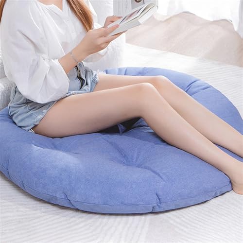 Lifup Extra Large Round Floor Pillow Cushion for Adults, 39 Inch Tufted Meditation Cushion Pillow for Classroom Balcony Tatami Living Room Yoga Seating Pink 39"