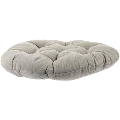 Veemoon Meditation Floor Pillow Round Seat Cushion 42cm Diameter Thick 6-8cm Corduroy Fabric Charcoal Gray Comfortable Floor Seating Pad for Yoga Living Room Outdoor Use