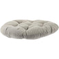 Veemoon Meditation Floor Pillow Round Seat Cushion 42cm Diameter Thick 6-8cm Corduroy Fabric Charcoal Gray Comfortable Floor Seating Pad for Yoga Living Room Outdoor Use