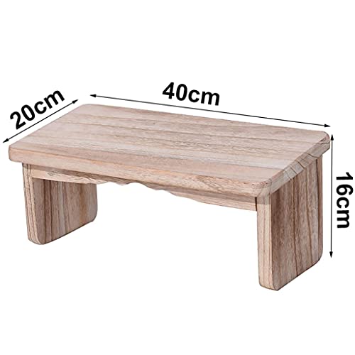 Solid Wood Meditation Bench, Portable Kneeling Stool, Detachable Legs or Hinged Folding Legs, Original Ergonomic Design