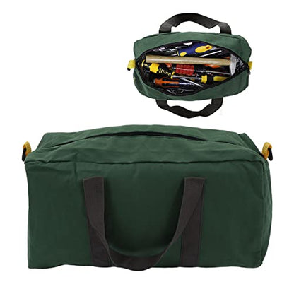 ciciglow Wide Mouth Tool Bag,20 Inch Multifunction Oxford, Hardware Parts Organizer for Carpentry Electrician 20 Inch(18 Inch) - color: 18 Inch