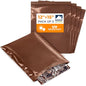 12"x 15" UV Protective Amber Zip Bags, Pack of 5 - Resealable Light-Blocking Plastic Bags for Packaging Light-Sensitive Products, Heavy Duty 3 mil Thick, Moisture Resistant Storage - size: 12"W x 15"L, style: Pack of 5