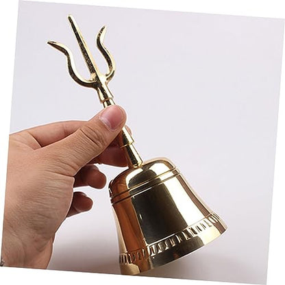 Spiritual Bell Handbell Instrument Buddhism Decor Bells Polished Surface