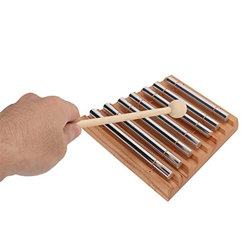 7 Tone Energy Chime with Mallet Rhythm Wind Chime for Meditation Classroom Management Teaching Supplies 16.8 x 15 x 13 cm