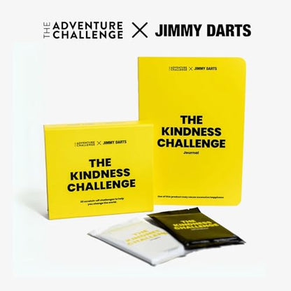 The Kindness Challenge - Self Edition - 12 Scratch-Off Self-Kindness Cards for Growth & Reflection | Solo Wellness Game by Jimmy Darts - style: Self