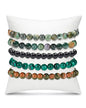 BOMAIL 5Pcs Healing Crystal Bracelets for Women 8mm Natural Stone Beaded Stretch Bracelet Set Handmade Semi-Precious Gemstone Bracelets - color: B