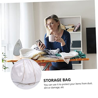 Holibanna 2pcs Drawstring Storage Bag Household Bundle Capacity for Clothes and Quilts Space-saving Organizer for Home and Travel