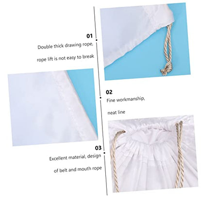 Holibanna 2pcs Drawstring Storage Bag Household Bundle Capacity for Clothes and Quilts Space-saving Organizer for Home and Travel