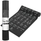 NewMe Fitness Yoga Mat for Women and Men - Large, 5mm Thick, 68 Inch Long, Non Slip Exercise Mats w/ 70 Printed Yoga Poses for Pilates, Workout and Stretching - Home and Gym Essentials - color: Black