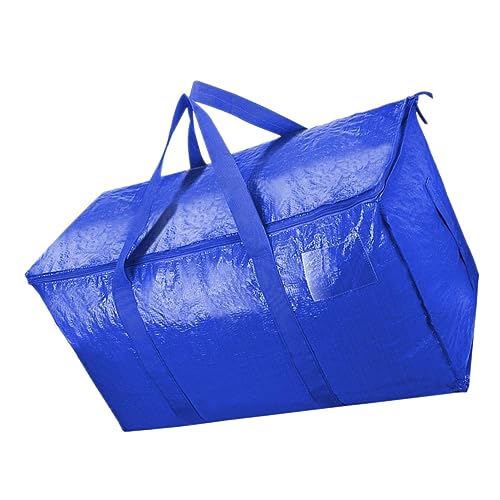 Mobestech Large Capacity Storage Bag for Bedding Organizer Pouch Multi Purpose Travel and Gym Tote for Clothes and Quilts