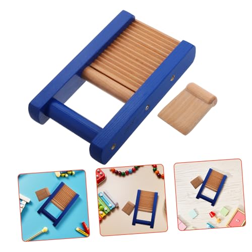 Toddmomy Wooden Scraper Board Safe and Musical Instrument for Early Education Promotes Creativity and Group Play Classrooms and Daycares