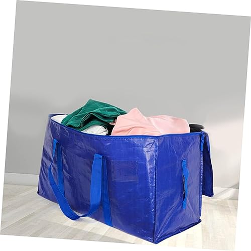Mobestech Large Capacity Storage Bag for Bedding Organizer Pouch Multi Purpose Travel and Gym Tote for Clothes and Quilts