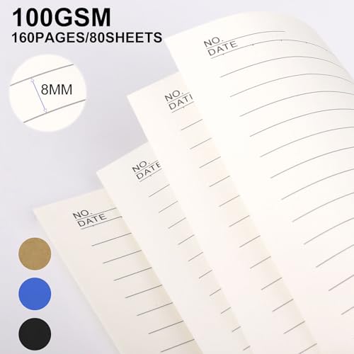 3Pcs A6 Spiral Notebook,Inspirational Journal,Motivational Journal for Women Men,Spiral Journal Notebook College Ruled Daily Diary for School,Travel,Business,Work (3Pcs-A6 Always Mix Dark) - color: 3pcs-a6 Always Mix Dark