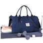 Gym Bag Womens Mens with Shoes Compartment and Wet Pocket Travel Duffel Bags for Women for Plane Sport Gym Tote Bags Swimming Yoga Waterproof Weekend Overnight Bag Carry on Bag Hospital Holdalls - color: A20-Dark Blue