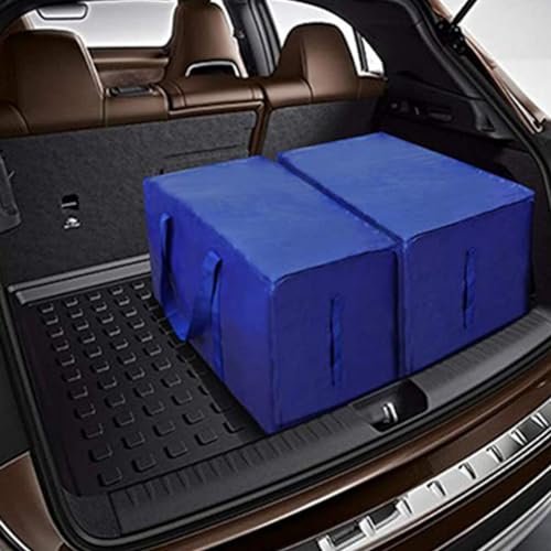 SOLUSTRE Storage Bag for Blankets and Quilts Zippered Organizer for Clothes and Bedding Design for Closet and Travel Capacity