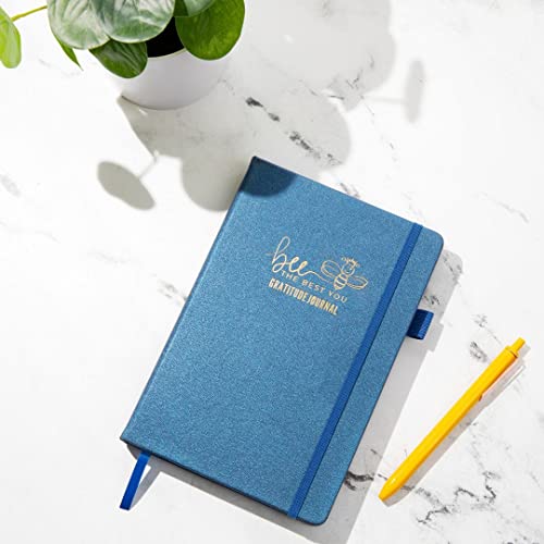 Gratitude Journal For Women - Guided Daily Journals For Self Care , Health , Wellness , Discovery , Mindfulness , With Personal Reflection Prompts , Positive Quotes & Affirmations - color: Blue Shimmer