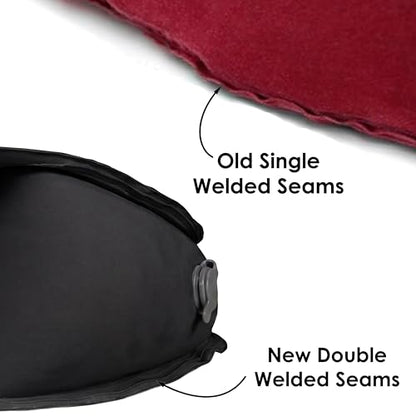 Air Meditator Inflatable Meditation Cushion and Travel Pillow – Meditate on Air in Total Comfort with Adjustable Three-Chamber Design for Enhanced Posture and Portability