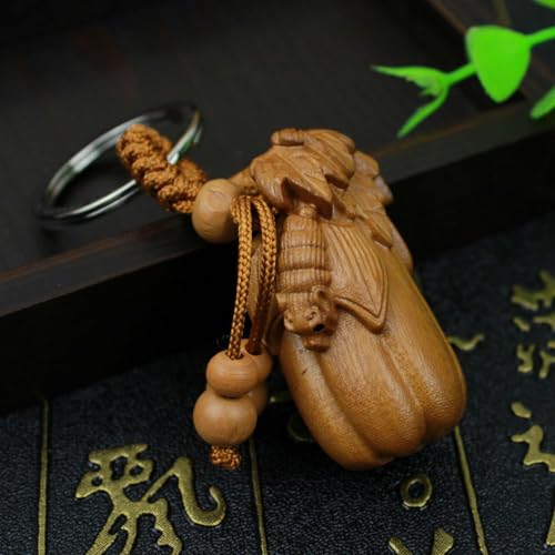 Antique Cucurbit Wooden Statue Accents Zen Meditation Wood Sculpture Decor for Living Room Spa Or Yoga Studio Centerpiece Books Living Room Bedroom Ornament