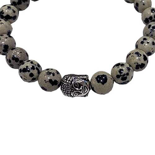 VIE Buddha Bracelet - style: Dalmatian