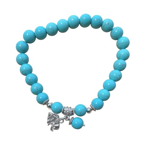Beaded Bracelets, Natural Stone Bead Bracelet - color: LCS Multicolour 21564
