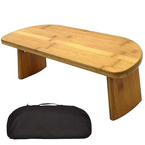 Meditation Bench, Bamboo Folding Meditation Kneeling Stool Seiza Bench - Ideal for Vipassana and Transcendental Meditation