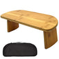 Meditation Bench, Bamboo Folding Meditation Kneeling Stool Seiza Bench - Ideal for Vipassana and Transcendental Meditation