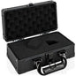 11 Inch Carrying Case With Customizable Pre-Diced Foam, Aluminum Case, Aluminum Alloy Sturdy Build, Storage Case for Microphone, Equipment, Camera, Tools, Recorder, etc - size: 11.1x5.9x5.5 Inch