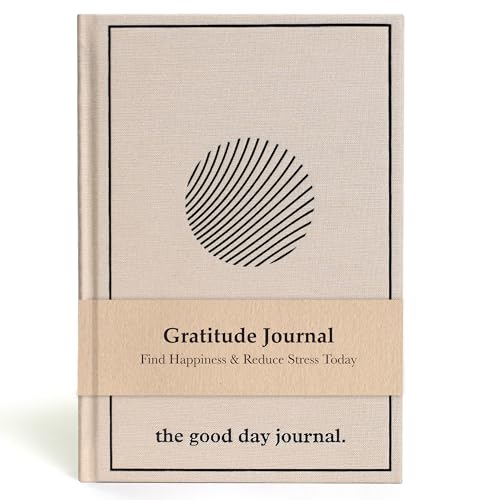 ANECDOTE. Gratitude Journal – The Good Day Journal for Happiness, Mindfulness and Reflection, Feel Happier and Less Stressed, Inspirational Daily Journal for Women & Men - Cream - color: Cream