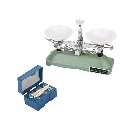 Fockety Easy to Carry Triple Beam Balance Beam Scale, Laboratory Precision Balance Scientific Balance Scale, Lab for Teaching Tool