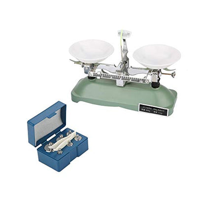 Fockety Easy to Carry Triple Beam Balance Beam Scale, Laboratory Precision Balance Scientific Balance Scale, Lab for Teaching Tool
