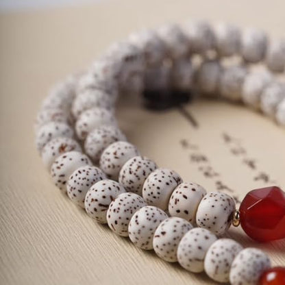 Natural Star Moon Bodhi Bracelet for Women Men Double-loop Winding Star Moon Bead Bracelet Meditatioon Healing Anxiety Relief Energy Buddha Bead Bracelets Birthday Gift - color: Bodhi 102