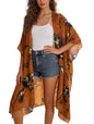 Kimonos for Women Swimsuit Coverups Beach Cover Up Swimwear Cardigan Summer - color: Fuscous