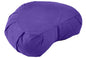 YogaAccessories Crescent Cotton Zafu Meditation Cushion - color: Purple