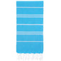 Lina Turkish Beach Towel Peshtemal (38" x 71"), Sand-Free, Large & Quick-Dry, Lightweight Pool Towels for Travel, Soft 100% Turkish Cotton & Pre-Washed, Ideal for Spa or Bath, Turquoise - color: Turquoise